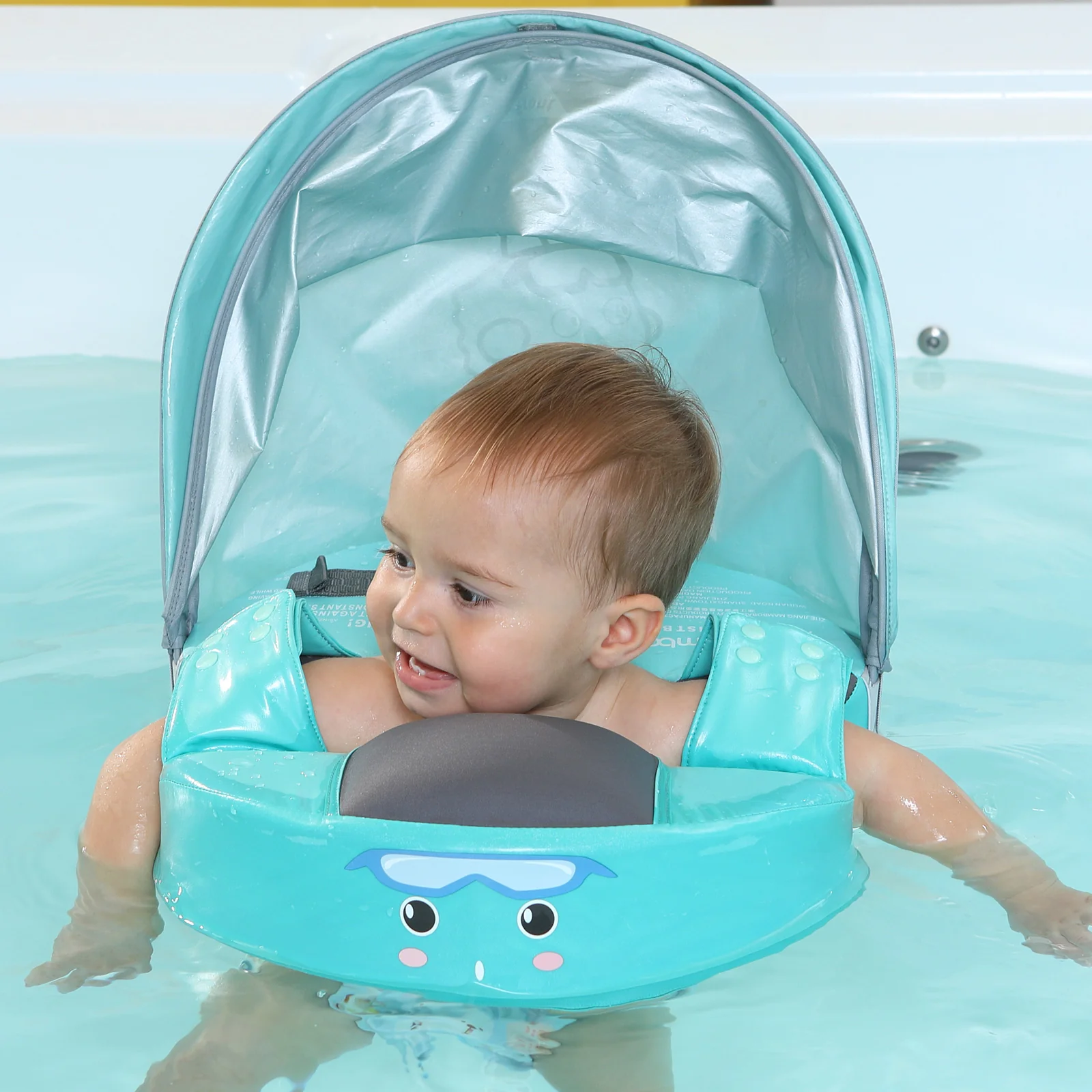 Mambobaby Shoulder Float with Canopy Green - Image 6