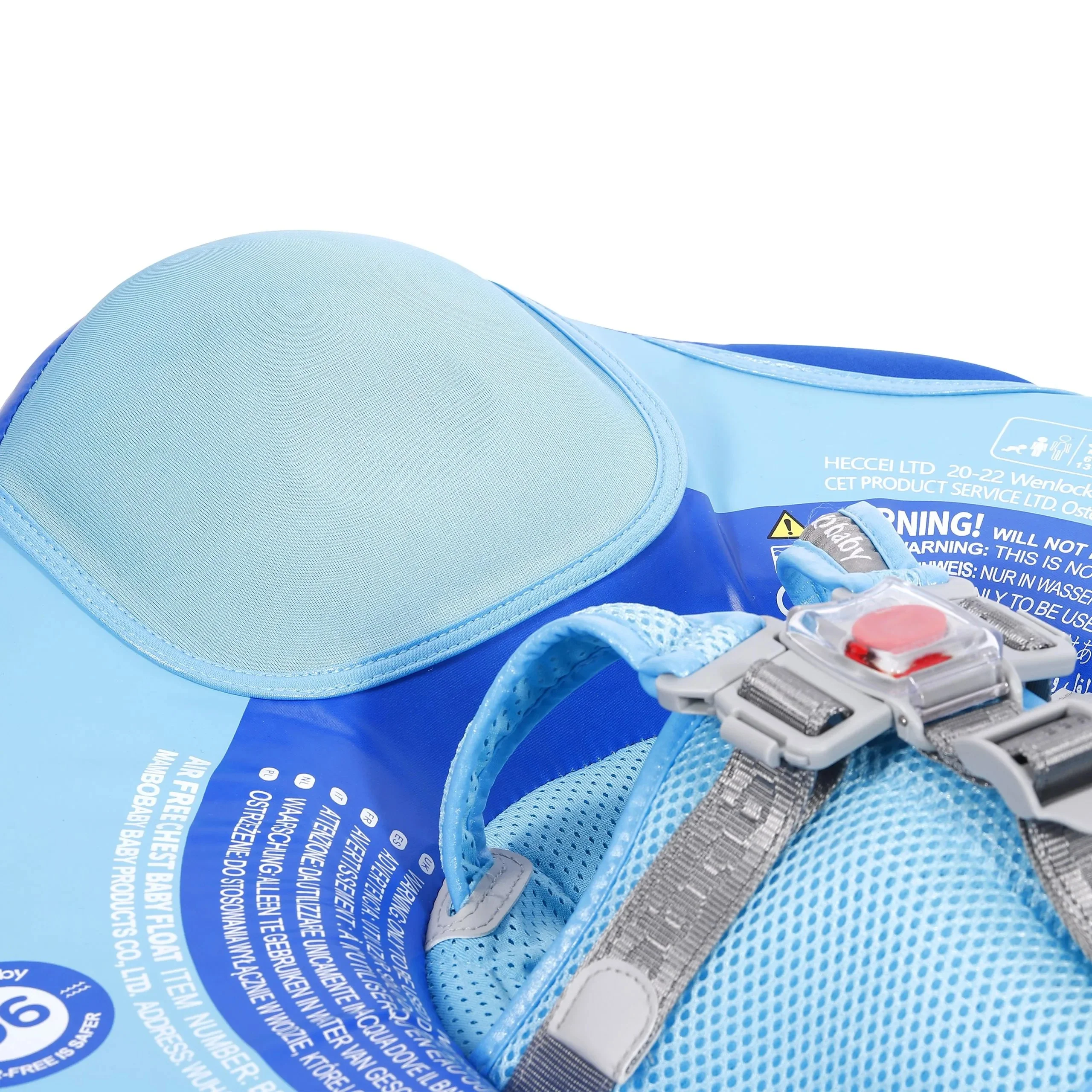 HECCEI Mambobaby Float With Canopy And Tail Blue Steamship - Image 4